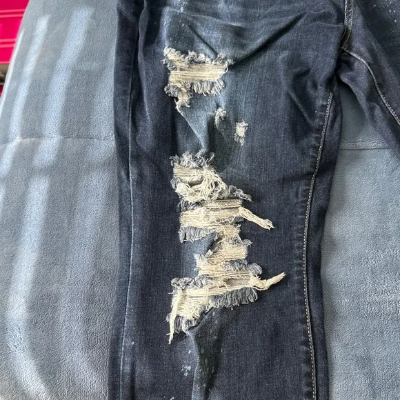 Judy Blue Women's Boyfriend Fit Jeans - Dark Blue - Picture 7 of 10